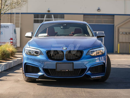 RW Carbon BMW F22 F23 F87 Double Slat Gloss Black Grilles-Exterior-Silicon Valley Bimmer