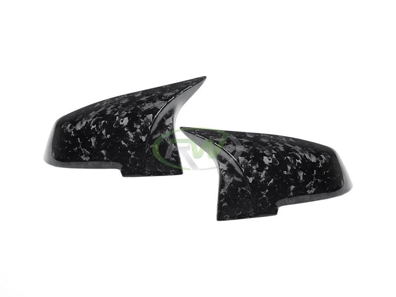 RW Carbon BMW F22 F30 F32 F87 Forged Carbon M Style Mirror Caps-Exterior-Silicon Valley Bimmer