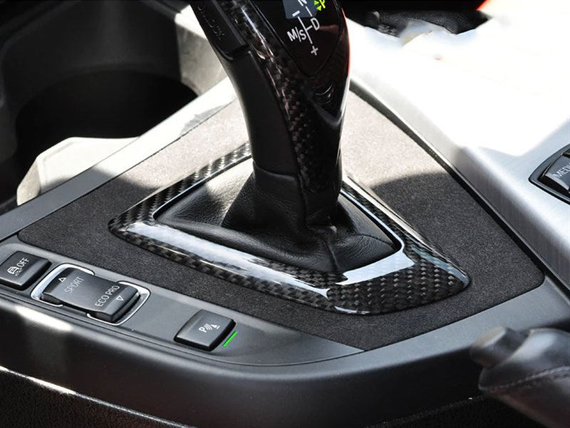 RW Carbon BMW F22 F87 Carbon Fiber Alcantara Shift Console Trim-Interior-Silicon Valley Bimmer