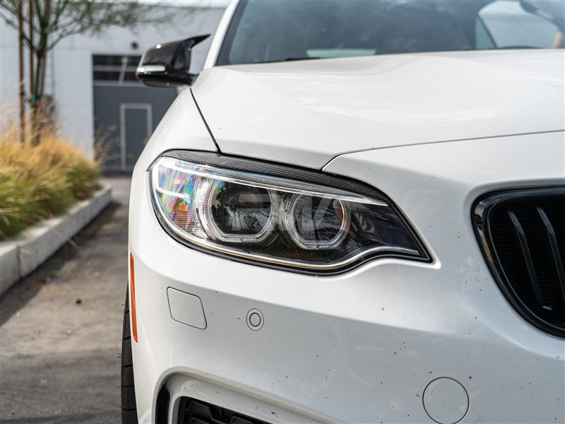 RW Carbon BMW F22 F87 Carbon Fiber Eyelids-Exterior-Silicon Valley Bimmer