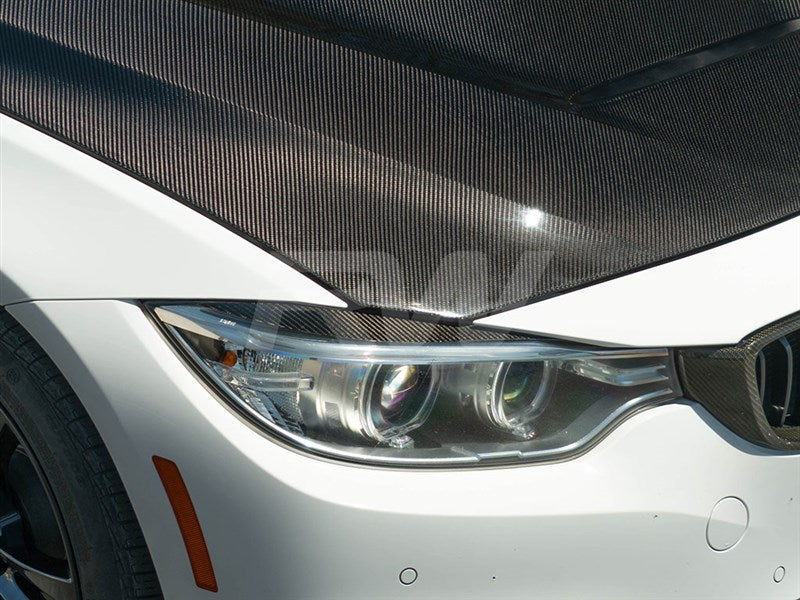 RW Carbon BMW F30 F31 Carbon Fiber Eyelids-Exterior-Silicon Valley Bimmer