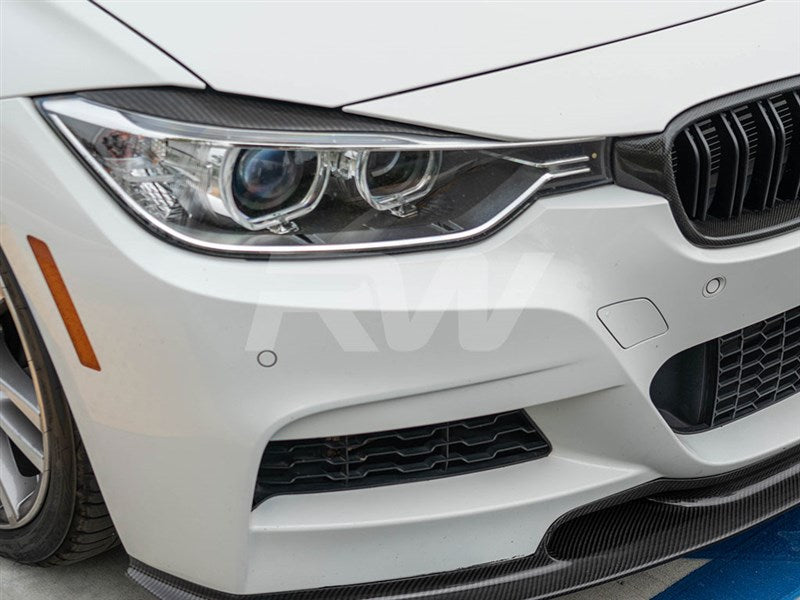 RW Carbon BMW F30 F31 Carbon Fiber Eyelids-Exterior-Silicon Valley Bimmer