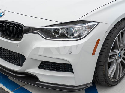 RW Carbon BMW F30 F31 Carbon Fiber Eyelids-Exterior-Silicon Valley Bimmer