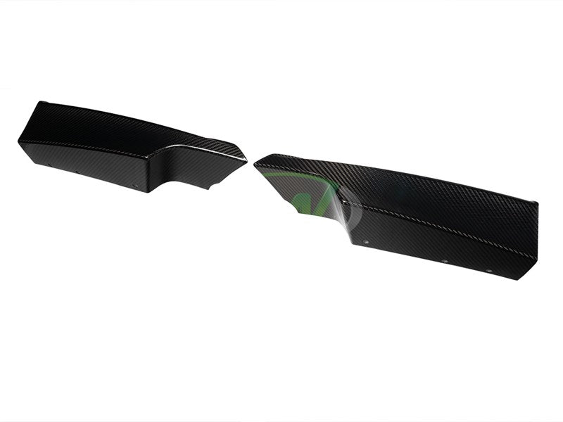 RW Carbon BMW F30 F31 Carbon Fiber Front Splitters-Exterior-Silicon Valley Bimmer