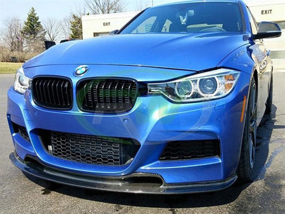 RW Carbon BMW F30 F31 Gloss Black Grilles-Exterior-Silicon Valley Bimmer