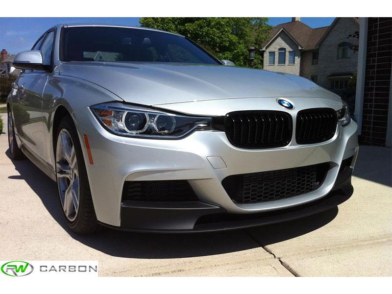 RW Carbon BMW F30 F31 Performance Style Front Lip Spoiler-Exterior-Silicon Valley Bimmer
