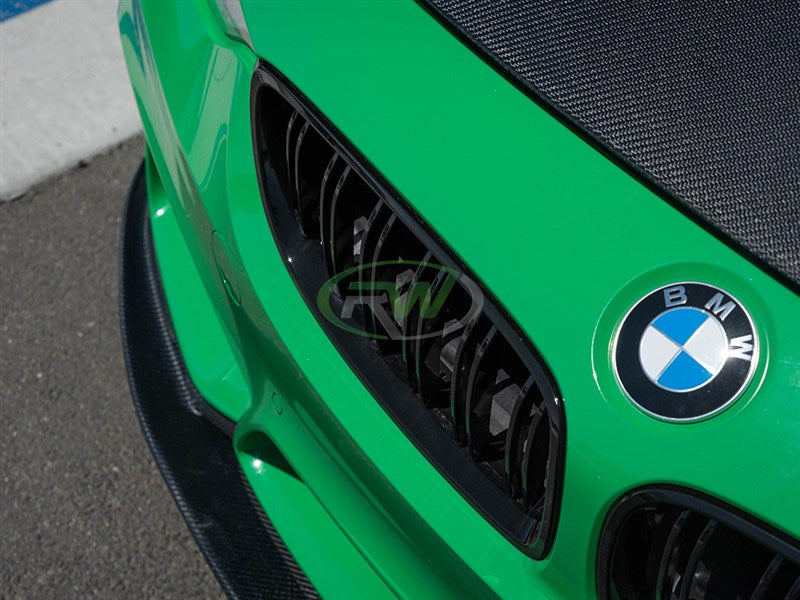RW Carbon BMW F32 F33 F36 F80 F82 F83 Gloss Black Grilles-Exterior-Silicon Valley Bimmer
