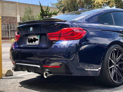 RW Carbon BMW F32 F33 F36 Performance Style Black Diffuser-Exterior-Silicon Valley Bimmer