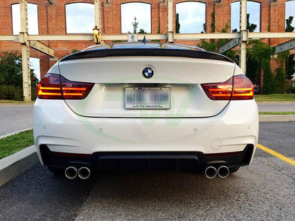 RW Carbon BMW F32 F33 F36 Performance Style Black Diffuser-Exterior-Silicon Valley Bimmer