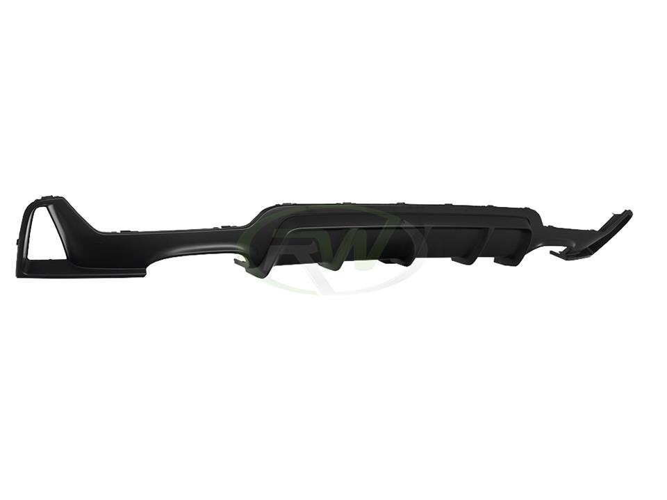 RW Carbon BMW F32 F33 F36 Performance Style Black Diffuser-Exterior-Silicon Valley Bimmer