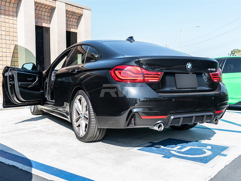 RW Carbon BMW F32 F33 F36 Performance Style Black Diffuser-Exterior-Silicon Valley Bimmer