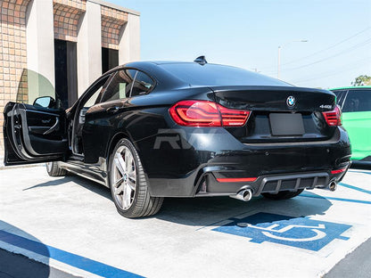 RW Carbon BMW F32 F33 F36 Performance Style Black Diffuser-Exterior-Silicon Valley Bimmer
