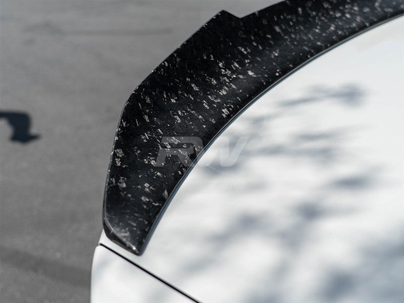 RW Carbon BMW F32 GTX Forged Carbon Trunk Spoiler-Exterior-Silicon Valley Bimmer