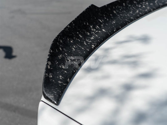 RW Carbon BMW F32 GTX Forged Carbon Trunk Spoiler-Exterior-Silicon Valley Bimmer
