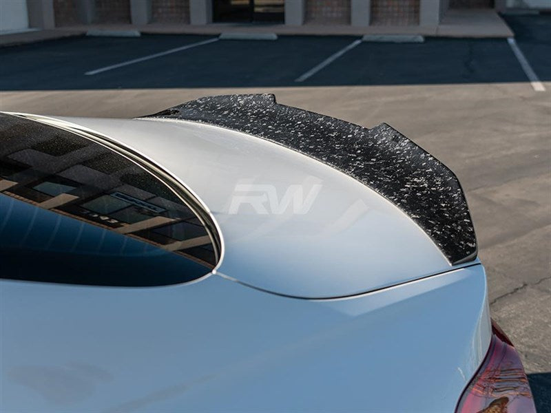 RW Carbon BMW F32 GTX Forged Carbon Trunk Spoiler-Exterior-Silicon Valley Bimmer