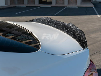 RW Carbon BMW F32 GTX Forged Carbon Trunk Spoiler-Exterior-Silicon Valley Bimmer