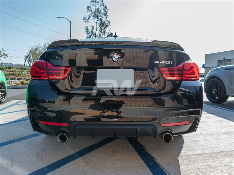 RW Carbon BMW F36 CS Style Carbon Fiber Trunk Spoiler-Exterior-Silicon Valley Bimmer
