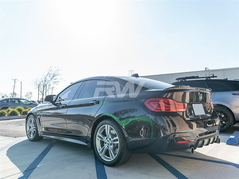 RW Carbon BMW F36 CS Style Carbon Fiber Trunk Spoiler-Exterior-Silicon Valley Bimmer