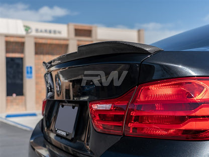 RW Carbon BMW F36 CS Style Carbon Fiber Trunk Spoiler-Exterior-Silicon Valley Bimmer