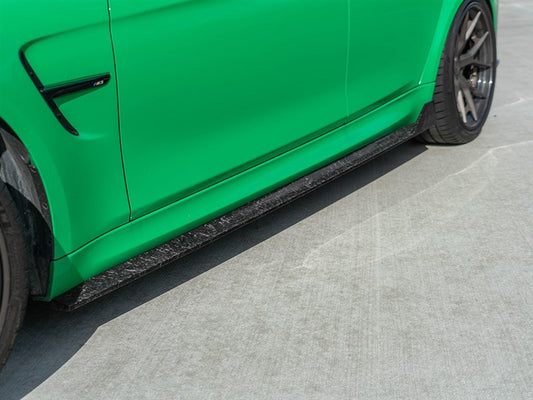 RW Carbon BMW F80 M3 RWS Forged Carbon Side Skirt Extensions-Exterior-Silicon Valley Bimmer