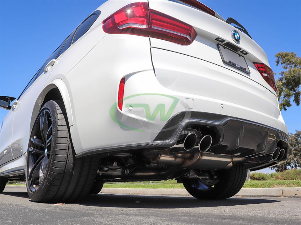 RW Carbon BMW F85 X5M 3D Style Carbon Fiber Diffuser-Exterior-Silicon Valley Bimmer