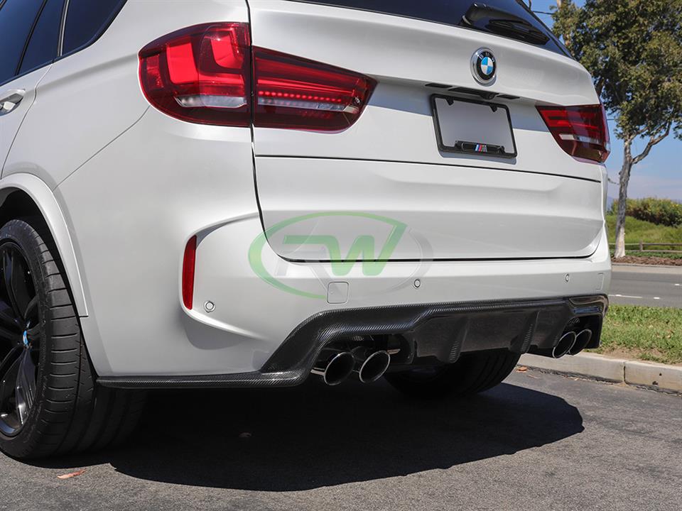 RW Carbon BMW F85 X5M 3D Style Carbon Fiber Diffuser-Exterior-Silicon Valley Bimmer