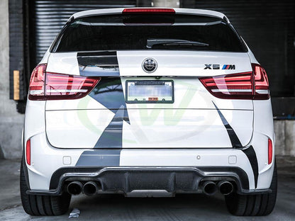 RW Carbon BMW F85 X5M 3D Style Carbon Fiber Diffuser-Exterior-Silicon Valley Bimmer