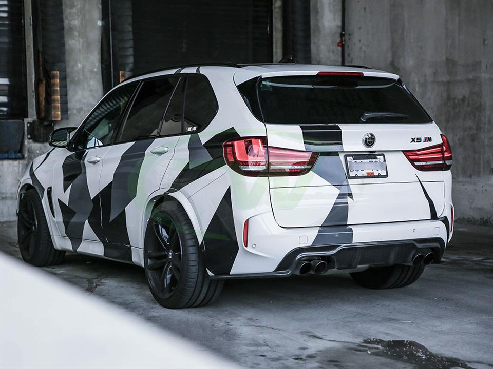 RW Carbon BMW F85 X5M 3D Style Carbon Fiber Diffuser-Exterior-Silicon Valley Bimmer