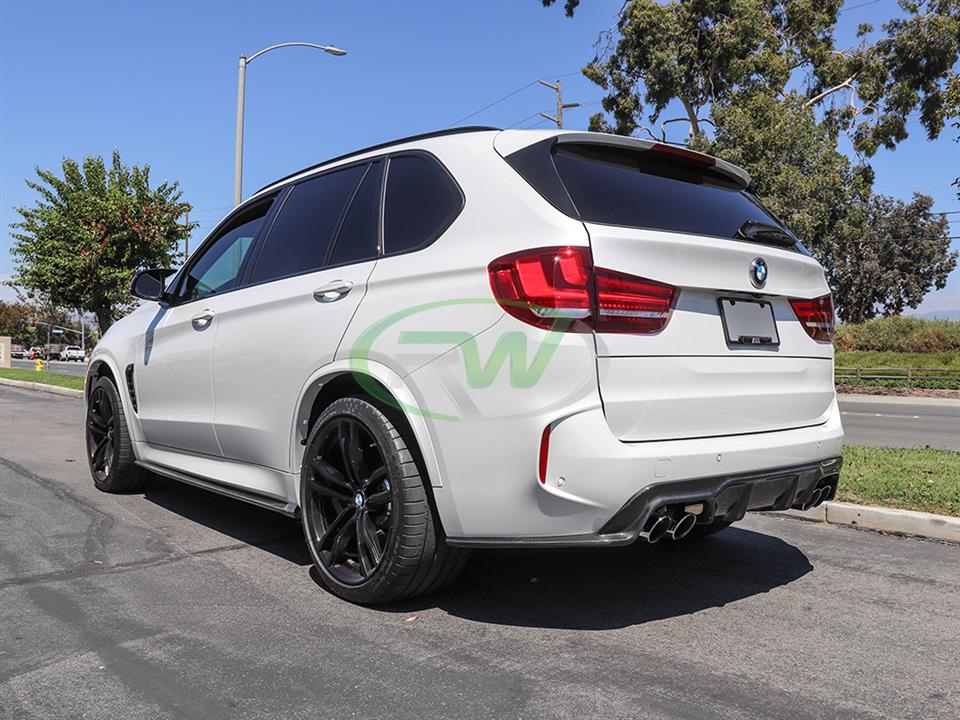 RW Carbon BMW F85 X5M 3D Style Carbon Fiber Diffuser-Exterior-Silicon Valley Bimmer