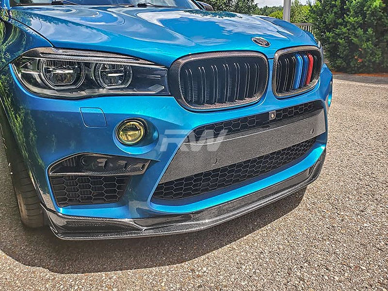 RW Carbon BMW F85 X5M F86 X6M Carbon Fiber Front Bumper Trim-Exterior-Silicon Valley Bimmer