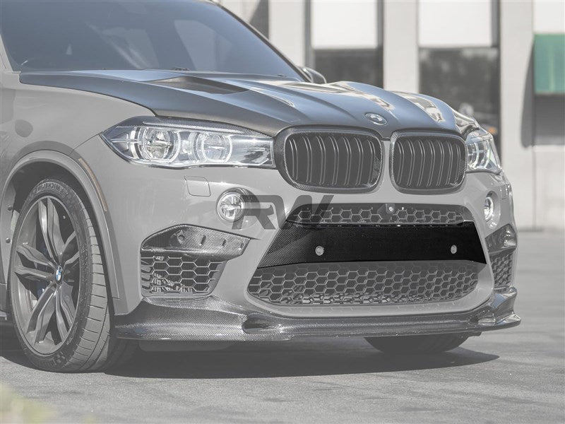 RW Carbon BMW F85 X5M F86 X6M Carbon Fiber Front Bumper Trim-Exterior-Silicon Valley Bimmer
