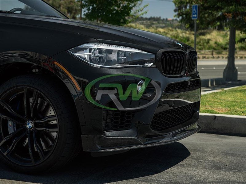 RW Carbon BMW F85 X5M F86 X6M Carbon Fiber Front Lip-Exterior-Silicon Valley Bimmer