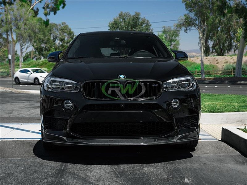 RW Carbon BMW F85 X5M F86 X6M Carbon Fiber Front Lip-Exterior-Silicon Valley Bimmer