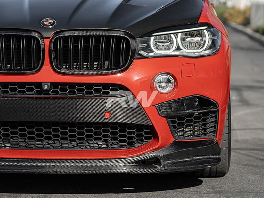 RW Carbon BMW F85 X5M/F86 X6M 3D Style Carbon Fiber Lip-Exterior-Silicon Valley Bimmer