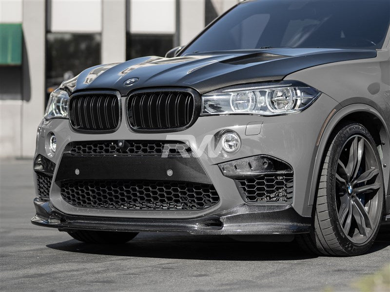 RW Carbon BMW F85 X5M/F86 X6M 3D Style Carbon Fiber Lip-Exterior-Silicon Valley Bimmer