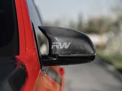 RW Carbon BMW F85 X5M/F86 X6M CF Mirror Replacements-Exterior-Silicon Valley Bimmer