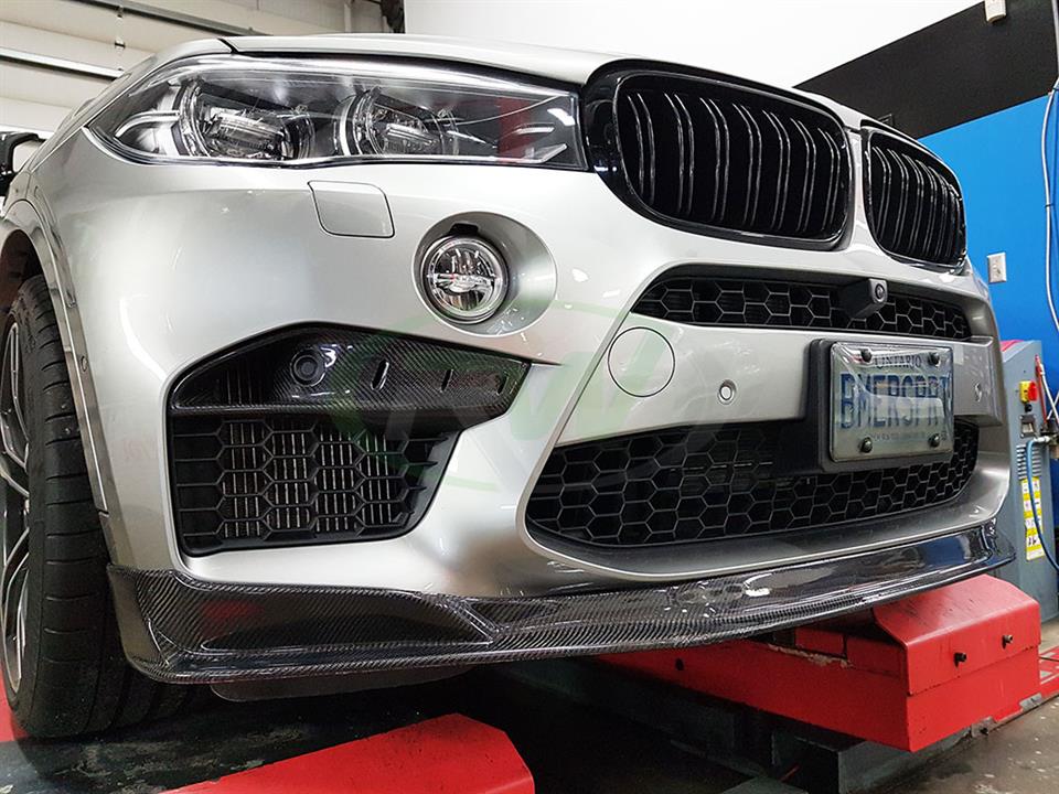 RW Carbon BMW F85 X5M/F86 X6M CF Upper Splitters-Exterior-Silicon Valley Bimmer