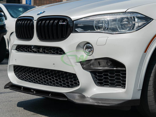 RW Carbon BMW F85 X5M/F86 X6M CF Upper Splitters-Exterior-Silicon Valley Bimmer