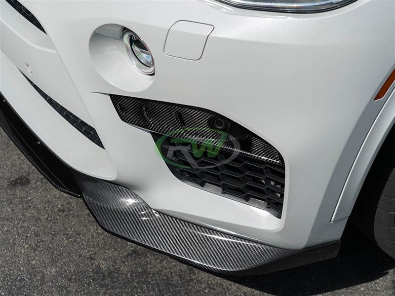 RW Carbon BMW F85 X5M/F86 X6M CF Upper Splitters-Exterior-Silicon Valley Bimmer