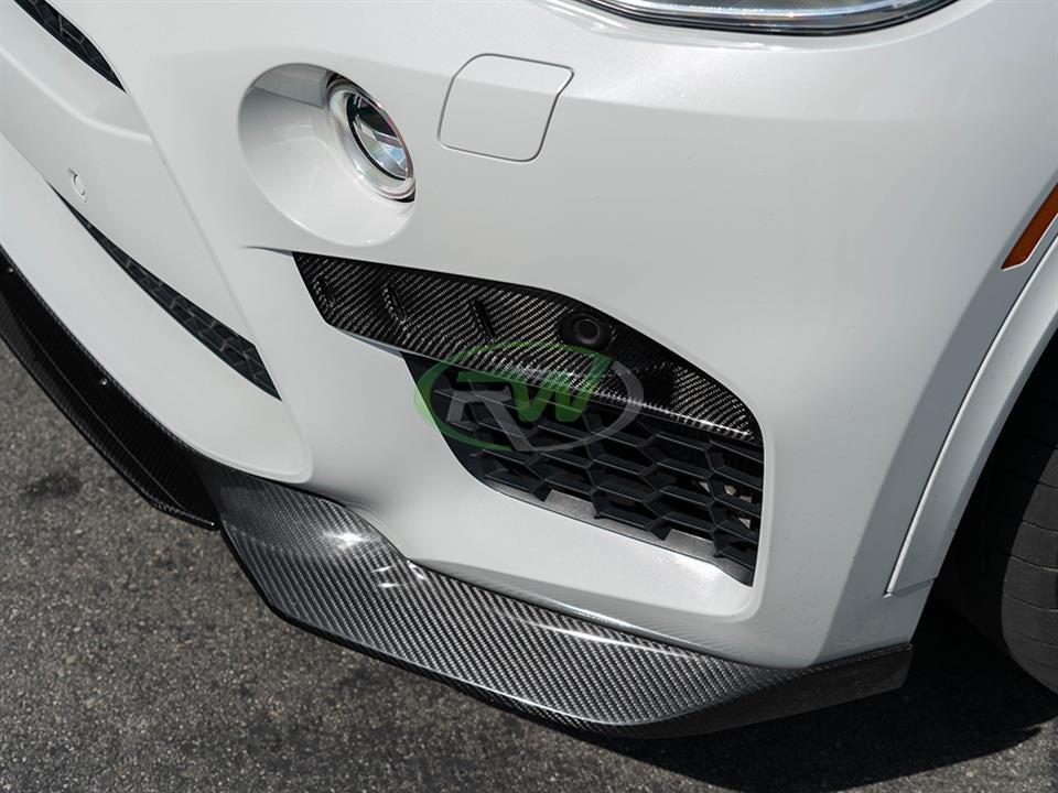 RW Carbon BMW F85 X5M/F86 X6M CF Upper Splitters-Exterior-Silicon Valley Bimmer