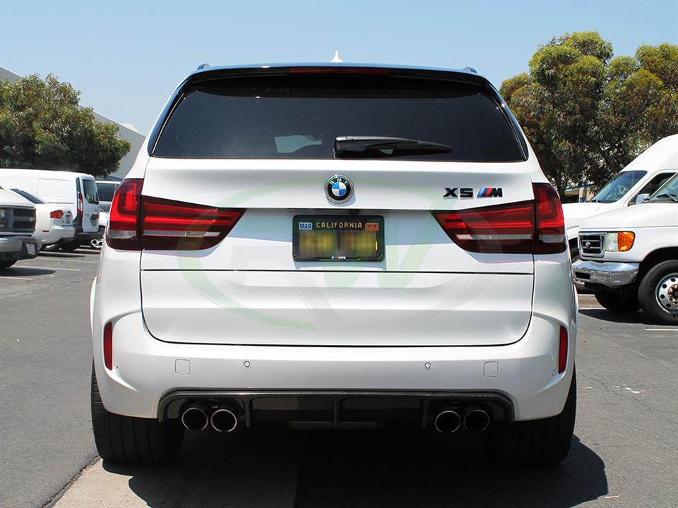 RW Carbon BMW F85 X5M/F86 X6M Carbon Fiber Diffuser-Exterior-Silicon Valley Bimmer