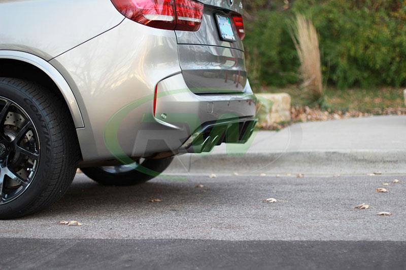 RW Carbon BMW F85 X5M/F86 X6M Carbon Fiber Diffuser-Exterior-Silicon Valley Bimmer