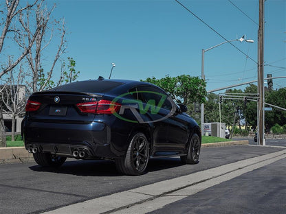 RW Carbon BMW F85 X5M/F86 X6M Carbon Fiber Diffuser-Exterior-Silicon Valley Bimmer