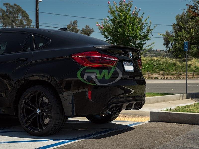 RW Carbon BMW F85 X5M/F86 X6M Carbon Fiber Diffuser-Exterior-Silicon Valley Bimmer