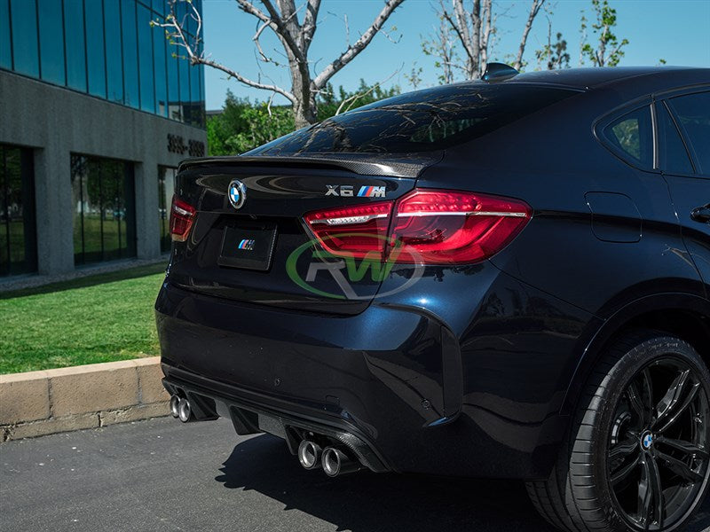 RW Carbon BMW F85 X5M/F86 X6M Carbon Fiber Diffuser-Exterior-Silicon Valley Bimmer