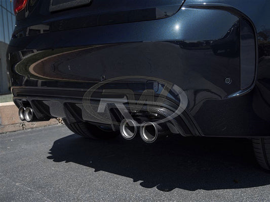 RW Carbon BMW F85 X5M/F86 X6M Carbon Fiber Diffuser-Exterior-Silicon Valley Bimmer