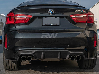RW Carbon BMW F86 X6M 3D Style Carbon Fiber Diffuser-Exterior-Silicon Valley Bimmer