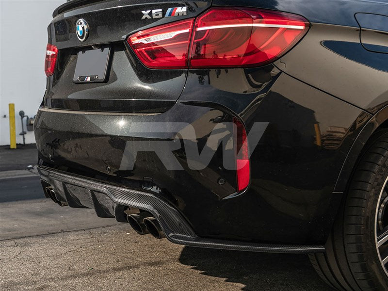 RW Carbon BMW F86 X6M 3D Style Carbon Fiber Diffuser-Exterior-Silicon Valley Bimmer