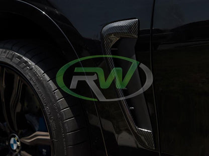 RW Carbon BMW F86 X6M Carbon Fiber Fender Trims-Exterior-Silicon Valley Bimmer