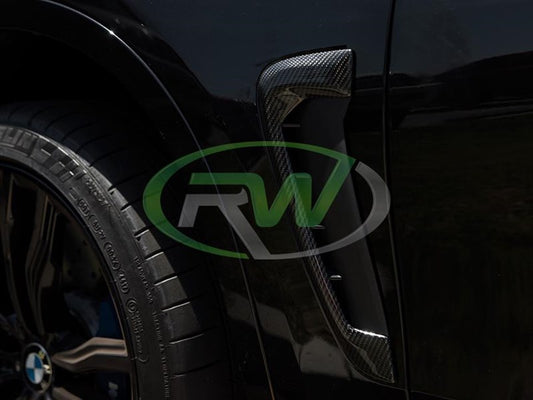 RW Carbon BMW F86 X6M Carbon Fiber Fender Trims-Exterior-Silicon Valley Bimmer